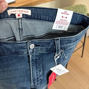 Lucky mid rise straight jeans